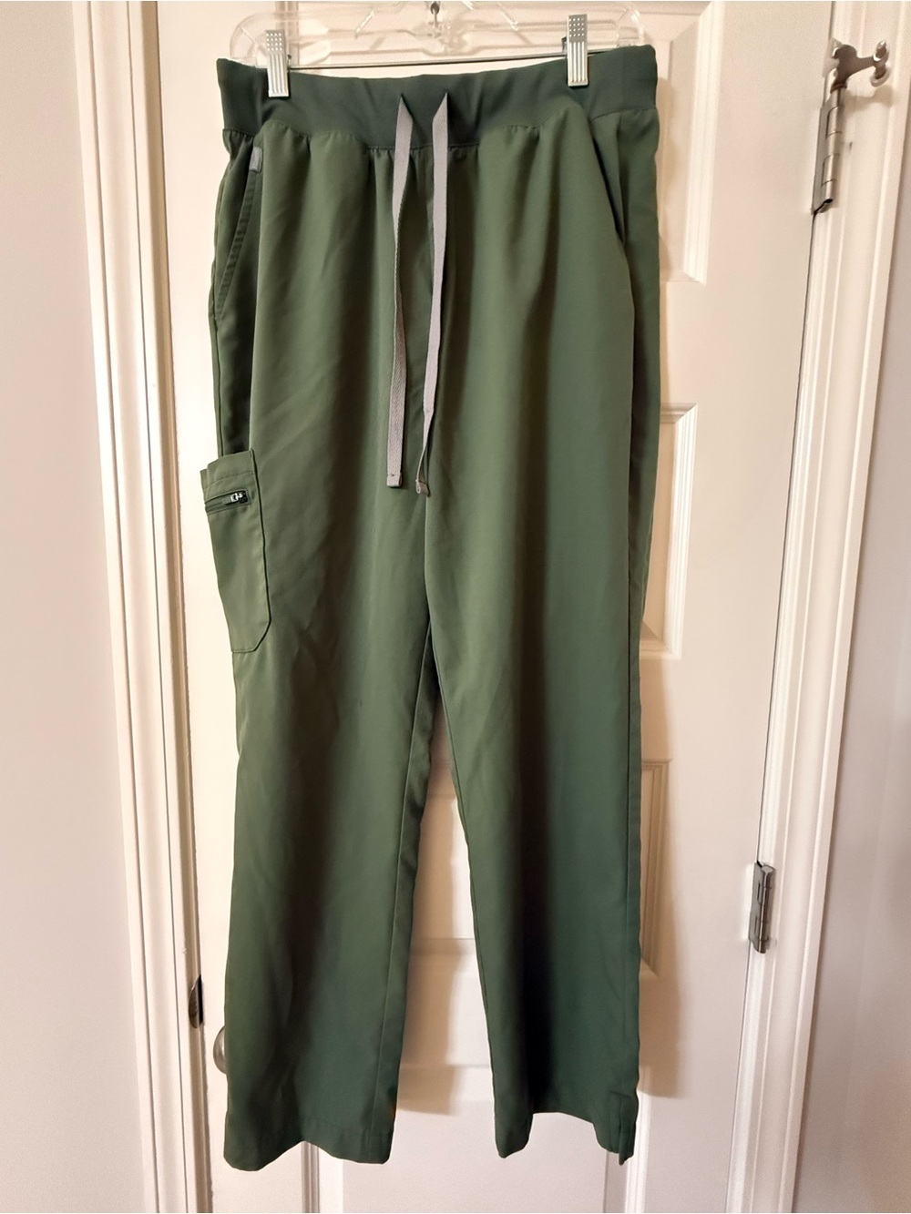 Hanes Comfort Fit Scrub Pants Olive Green Size Large